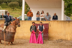José Garrido na ganadaria de Pégoras.